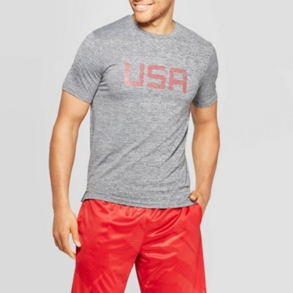 Champion Moisture Wicking USA tee